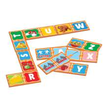 Wooden Alphabet Dominoes 28 Pieces For Ages 4 And Up Ciabrink - Màu tím - Xem 2