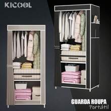 Folding Wardrobe Small Portable Closet - 彩色 - 查看 2