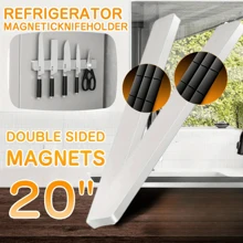 Magnetic Refrigerator 19.7-Inch Magnetic Knife Holder-Double-Sided Refrigerator Magnetic Knife Belt-Magnetic Knife Bar-304 Stainless Steel Kitchen Tool Holder/Rack (Upgrade)