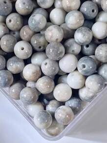 50pcs/Pack 8mm Exquisite Water-Dyed Ceramic, Crackle Glaze, Gradient Dragon Print Glass Beads For DIY Jewelry Making Bracelet & Necklace - 50pcs/pack Porcelain Beads - View 8