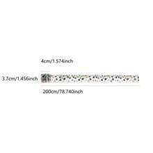 YANJI 1 Roll 78.74inch(200cm) Lighting Theme Laser Stickers On Roll Decor Sketchbook Notebooks Art Gift Packaging Personalized Hand Account Collage Material PET Tape School Stationery Supplies Back To School
