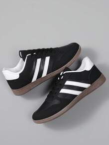 Men Casual Shoes, Lace-Up Soft Bottom Soft Surface Leisure Shoes, Indoor Shaping Health Training Shoes