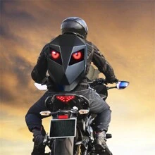 Bluetooth Led Backpack For Motorcycle Waterproof Helmet Smart - 黑色 - 查看 1