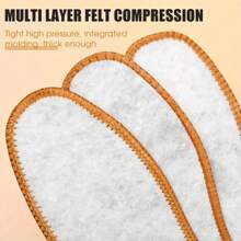 1 双冬季羊驼羊毛鞋垫，柔软毛绒保暖加厚足部保暖鞋垫，适用于男女透气雪地靴鞋加热垫保暖鞋垫 - 鞋墊 - 查看 8