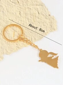 定制钥匙扣，刻有姓名、口号、地点、日期 - 适合生日、家庭聚会、情人节、父母、情侣、周年纪念庆祝 - 送给妈妈、爸爸、男朋友、女朋友的礼物 - 彩色 - 查看 2