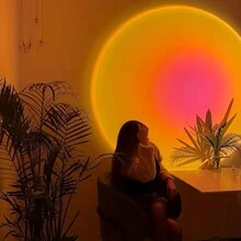 16 Color USB LED Sunset Spotlight, With Remote Control USB Light ABS Floodlight, Suitable For Home Decor Living Room, Halloween, Christmas, Wedding Decorations, Desk Accessories, Travel, Camping, Parties, And The Perfect Christmas Gift.