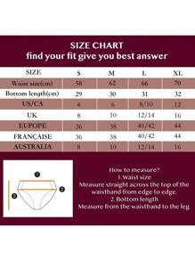 4 件套女士高腰纯色三角裤，高弹力柔软透气日常内裤