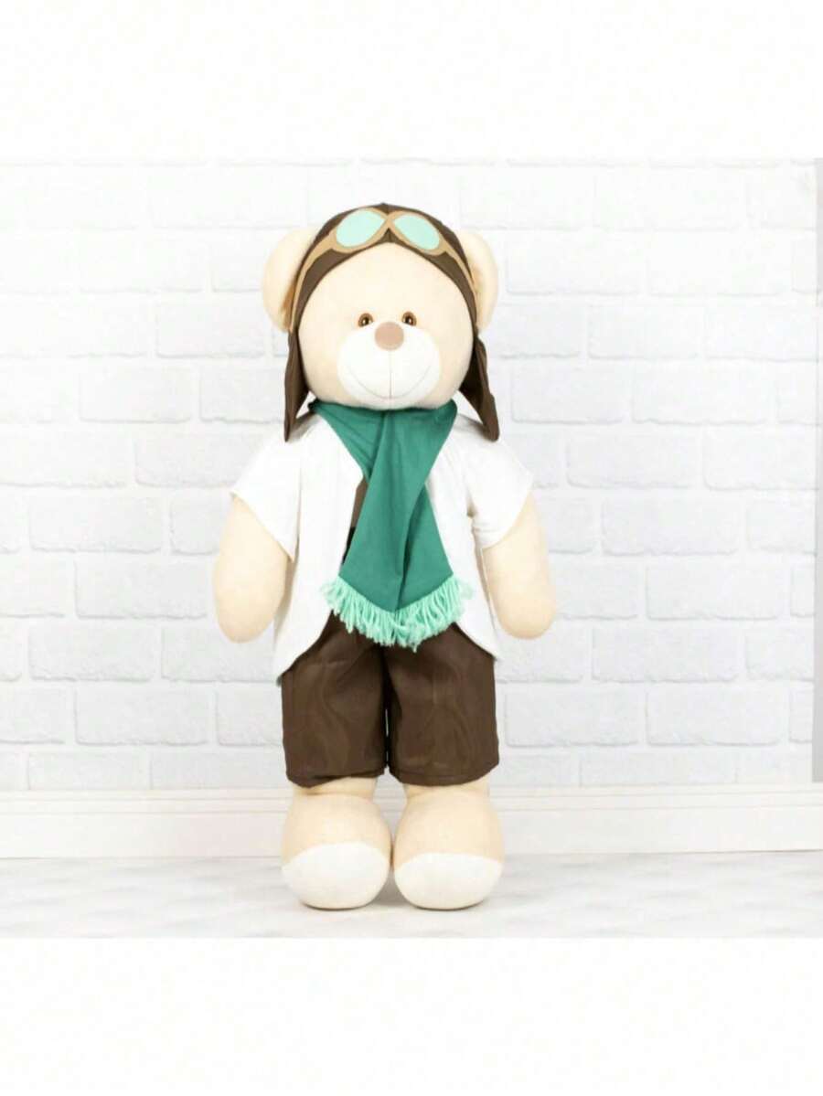 Aviator Teddy Bear Diaper Holder 65cm - Baby's Room - 阿文卡綠 - 查看 1