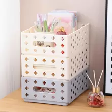 1 pieza Organizador plegable multifuncional, adecuado para cosméticos, baño, escritorio, armario, ahorro de espacio
