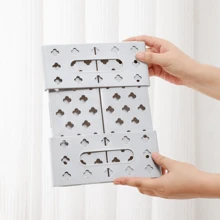1 pieza Organizador plegable multifuncional, adecuado para cosméticos, baño, escritorio, armario, ahorro de espacio