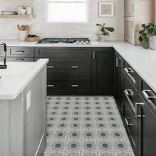 4pcs/Pack Self-Adhesive Thickened Matte PVC Wall & Floor Tiles, Suitable For Peel And Stick, Waterproof, Scratch-Resistant, Oil-Resistant, No Cutting Needed, Applicable For Bathroom, Bedroom, Kitchen And Living Room Decoration, Two Size Options: 20*20cm/30*30cm - Multicolor - View 11