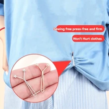 4 件/12 件多用途衬衫袖口固定器、裤腰带、围巾/领带夹、无针袖口紧固件 - 彩色 - 查看 6