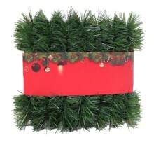 49.21 Ft Christmas Decoration Green Grass Garland, Holiday Decoration Soft Green For Outdoor Indoor Use Artificial Greenery Garden Or Party Wedding, Stairs(Different Specifications Of Products Have Different Lengths) Home Decor Christmas Decorations Room Decor