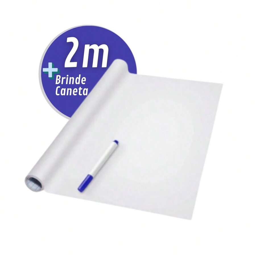 White Chalkboard Sticker Includes Pen 2.00x0.45cm - 白色 - 查看 1