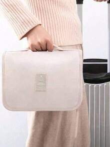 旅行挂钩洗漱包，大容量化妆包，多功能收纳包盥洗包浴室沙滩包度假必备品学校用品旅行必备品女士宿舍化妆包化妆品收纳化妆品收纳包旅行配件刷包化妆品容器旅行用品旅行必备品女士配饰旅行用品大学度假邮轮暑假必备品女士洗漱包盥洗包手提包收纳 - 彩色 - 查看 3