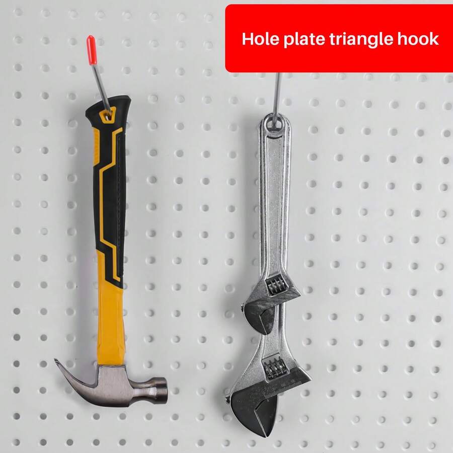 25Pcs 100Mm Pegboard Hooks Slat Wall Retail Display Shop Peg Hang Fits