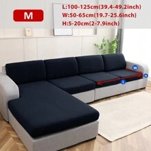 1 Pièce Housse De Coussin De Siège De Canapé, En Élastique Haut, Détachable, Lavable En Machine, Résistante Aux Éclaboussures, Convient Aux Coussins De Siège Et De Dossier De Canapé En Polyester Dans Le Salon.