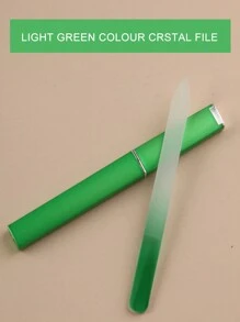 High Quality Crystal File Professional Grass Nail Polishing Files Set-Double Sides,Mini And Ergonomic Design For Easy Filing And Shaping-Includes Nail Block Buffer,Sanding Strip,And Rubbing Strip For Smooth Finish-Unscented And Portable In A Compact Case