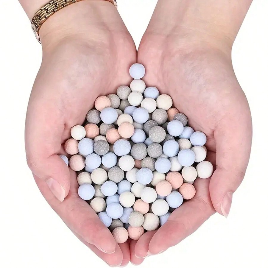 14.11oz Mixed Color Hollow Quartz Balls, Water Purification For