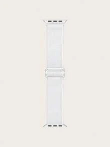 1pc Nylon Watch Band Fit For 38/40/41/42/44/45/49mm Apple Watch SE/Series 9/8/7/6/5/4/3/2/1/Ultra 2, Elastic Rope, Canvas Strap, Rainbow, Bohemian, Leopard Print, Animal Footprint Design