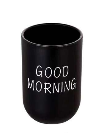 1pc Creative Personalized Minimalist Couple Mouthwash Cup, Toothbrush Cup For Daily Use Bathroom Decor Summer