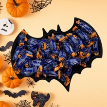Halloween Pumpkin And Bat Tray Decoration Ornament - Bandeja Morcego - Xem 3