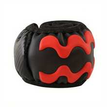 15 Inch Silicone Carbon Fiber Pattern Elastic Steering Wheel Cover - One Size - View 7