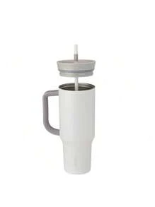 Vaso térmico de 40 onzas en acero inoxidable negro - violeta claro - Ver 11