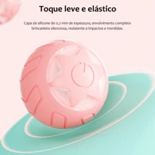 Automatic Electric Cat Toy Ball - USB Rotating And Recharging, Interesting Interactive Toys For Kitten And Dog - Hồng - Xem 3