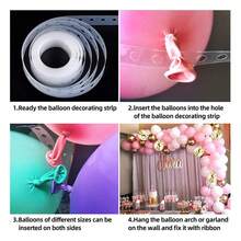 108 件粉色、白色、金色和金色五彩纸屑乳胶气球套装，适用于婚礼、生日、毕业典礼、单身派对装饰、性别揭示、派对装饰、室内和室外装饰 - 彩色 - 查看 4