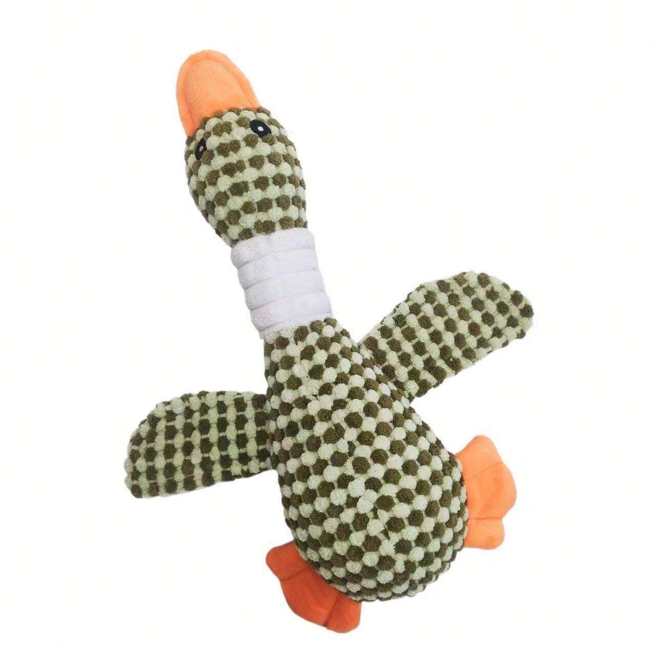 Pet Doll Plush Goose Chew Doll With Sound For Dogs, Teeth Cleaning