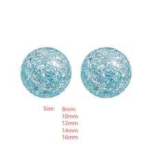 100/50/25 hạt tròn thủ công bằng Acrylic màu tối DIY - A - Xem 7