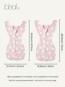 1PC Baby Surrender Anti-Surprise Swaddling Sleeping Bag Newborn Baby Cuddle Baby Swaddling Towel Anti-Kicking Blanket Wraps Love Valentine