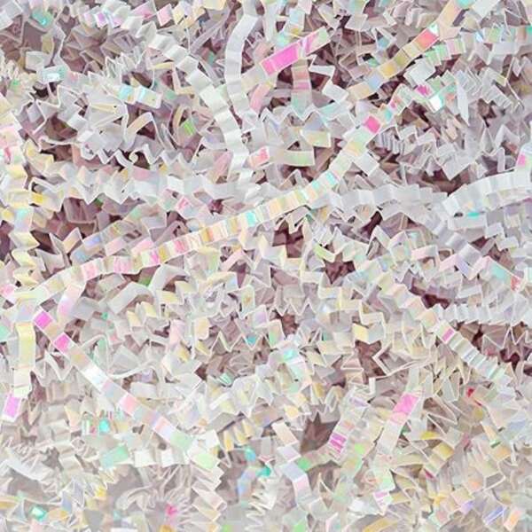 1 paquete de papel arrugado y triturado, adecuado para envolver regalos, rellenar cestas, cumpleaños, bodas, aniversarios, Día de San Valentín y otras ocasiones