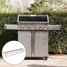 4pcs 41*10cm Gas Grill Heat Shield Plates Stainless Steel Flame Tamer For BBQ - Variant1 - View 3
