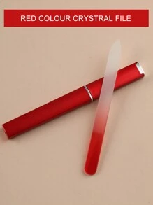 High Quality Crystal File Professional Grass Nail Polishing Files Set-Double Sides,Mini And Ergonomic Design For Easy Filing And Shaping-Includes Nail Block Buffer,Sanding Strip,And Rubbing Strip For Smooth Finish-Unscented And Portable In A Compact Case