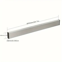 1pc Magnetic Knife Holder For Wall -No Drilling Magnetic Knife Bar With Hooks -304 Stainless Steel Knife Magnetic Strip -Magnetic Utensil Holder -Kitchen Utensil Hanger-Kitchen Organizer