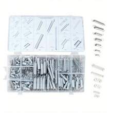 200Pcs Spring Pins Stainless Steel Roll Pins Assorted Springs Slotted Spring Pin Slotted Spring Roll Pins Assortment Set With Storage Case 12 Sizes Split Spring Dowel Tension Roll Pins - Silver - View 6