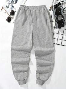 Outfit für Tween Jungen, bestehend aus 2 Stücke: Cartoon Auto Muster Sweatshirt + weite Jogginghose, Schlafanzug, Hoodie und baggy Jogginghose mit Taschen, Herbstmode