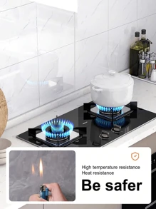 10 miếng dán gạch 3D tự dính 1,8㎡ giống đá cẩm thạch, miếng dán trang trí tường cho phòng khách, phòng ngủ, phòng tắm và nhà bếp, giấy dán tường PVC chống thấm nước, chống ẩm và chống dầu - Nhiều màu - Xem 6