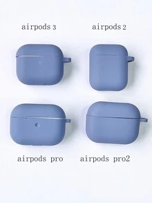 Airpods素色矽膠套 - 淡紫色 - 查看 4