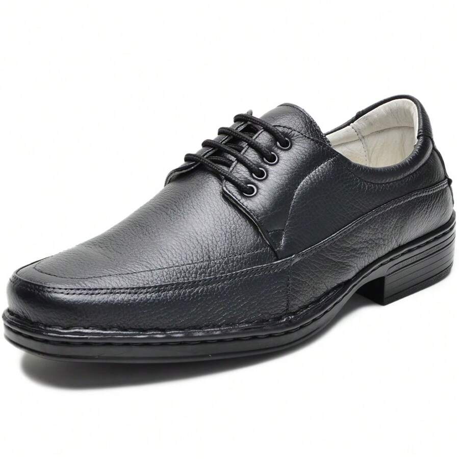 Comfort Lace-Up Dress Shoes - 黑色 - 查看 1