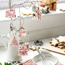 圣诞树装饰，节日派对趣味雪人装饰，万圣节，万圣节装饰 - 彩色 - 查看 10