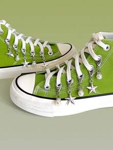 6 Cái/Bộ Dây Giày Dây Chuyền Giày Phụ Kiện Trang Trí Giày Dây Chuyền Giày Mặt Dây Chuyền Giày Bằng Thép Không Gỉ - Nhiều màu - Xem 3