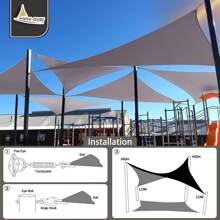 LOVE STORY Multicolor Sun Shade Net Anti-UV Sunshade Net Taped Edge Sun Net Mesh Pool Anti-UV Awning Plant Shed Sail