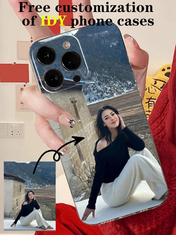 Apple 1pc Minimalist Customizable TPU Soft Phone Case Compatible With Iphone 15, IPhone 15 Pro, IPhone 15 Pro Max,Stylish,Colorful,Vintage,Cute,Contracted,Funny,Custom,Personalized,Unique,Customized,Ideal Gifts For Him,Ideal Gifts For Her,Boyfriend,Girlfriend,Family,Friends,Grandparents,Couple,For Anniversaries,For Birthdays