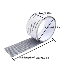 1pc Self-Adhesive Window Screen Repair Tape 5cm*2m With Anti-Mosquito Function For Patching Holes & Fixing Nets On Windows - Multicolor - View 9