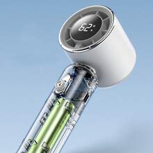 Portable Fan Rechargeable Mini Fan With Lanyard Visual Wind Speed Adjustment Wind Power Display Long Battery Life For Work And Outdoor Sports - 綠色 - 查看 5