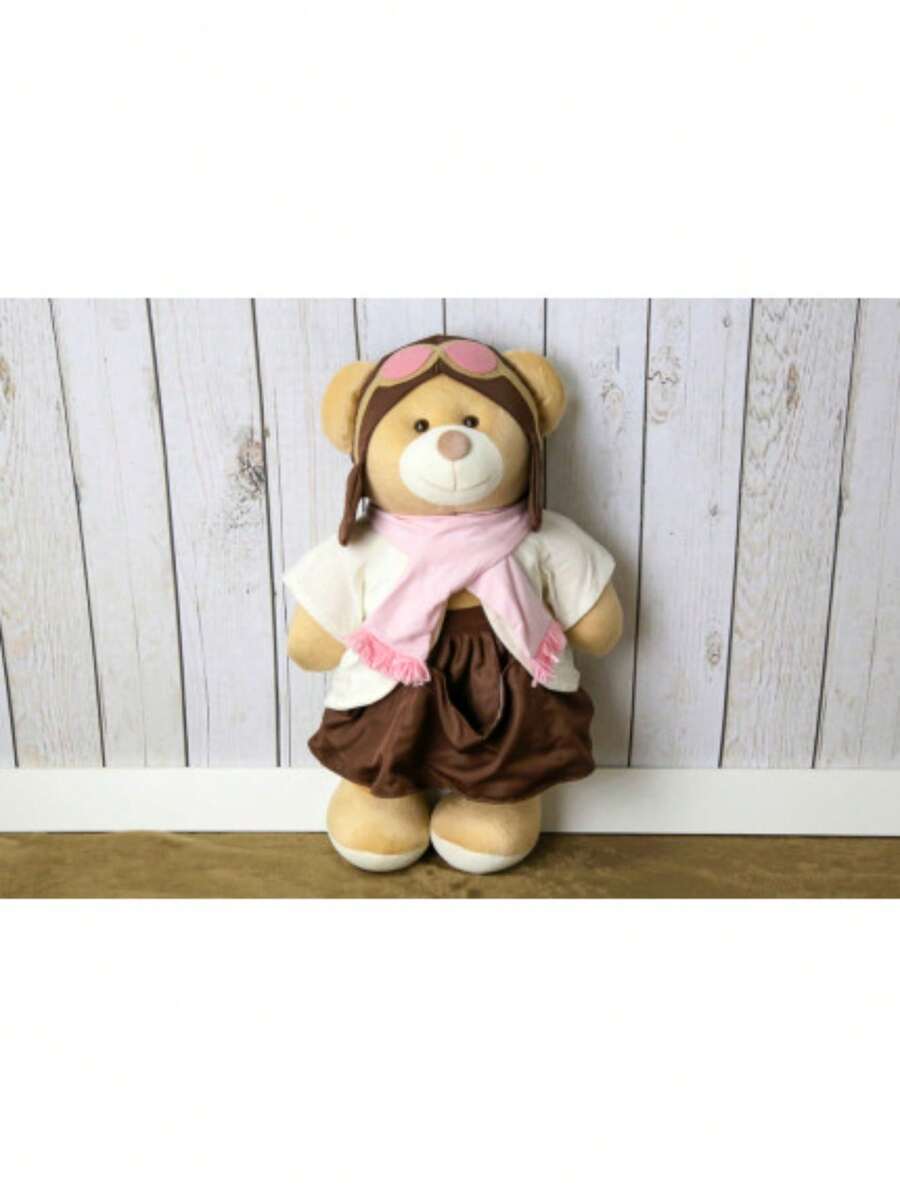 Aviator Teddy Bear Diaper Holder 65cm - Baby's Room - Rosa - View 1