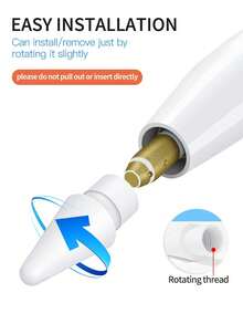 Replacement Nib Compatible With Apple Pencil 2nd Generation IPad Pro Pencil - IPencil Nib Compatible With Ipad Pencil 1 StPencil 2 - Multicolor - View 3